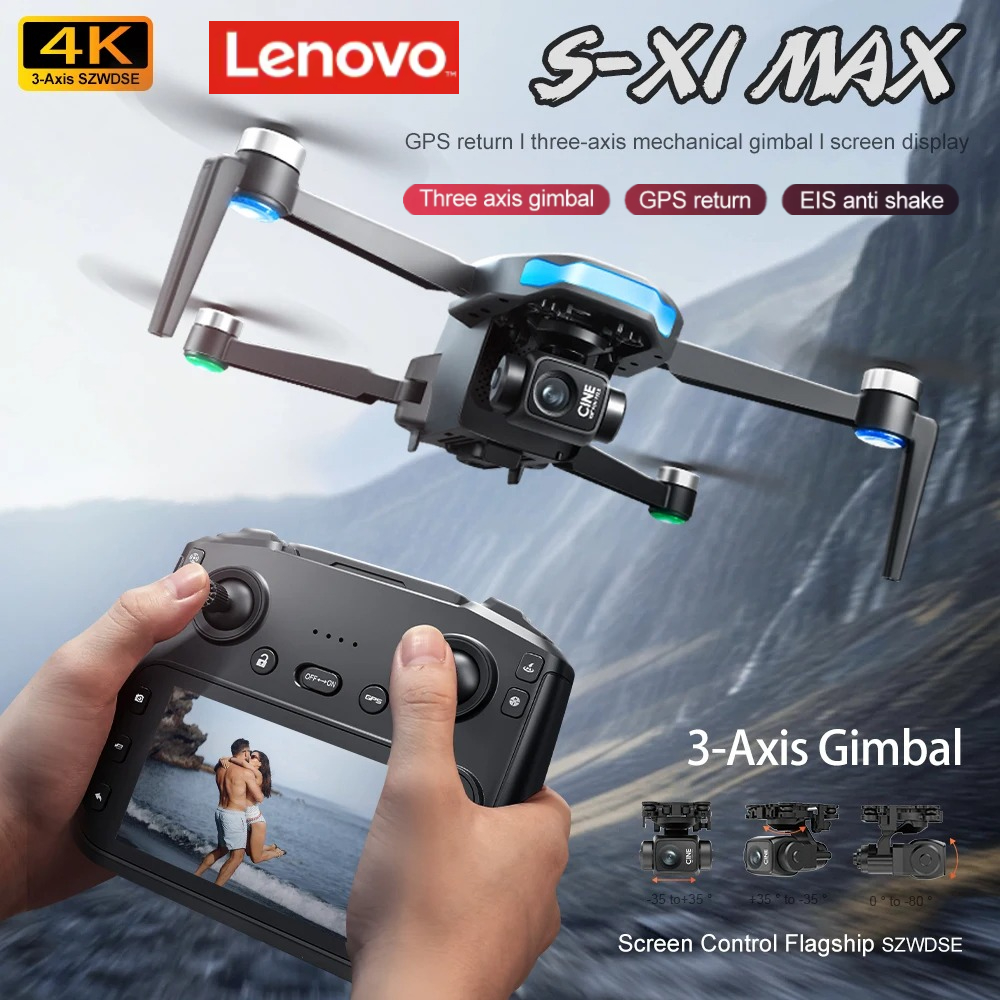 Lenovo GPS S-X1 Drone Three-ax - đánh giá và giá Fpv Drone Camera