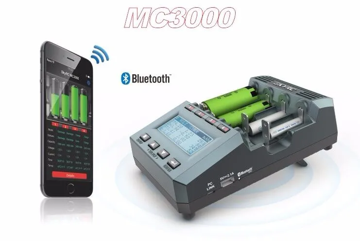 MC3000  Smart 4 Slots LCD Disp - đánh giá và giá Fpv Drone Charger