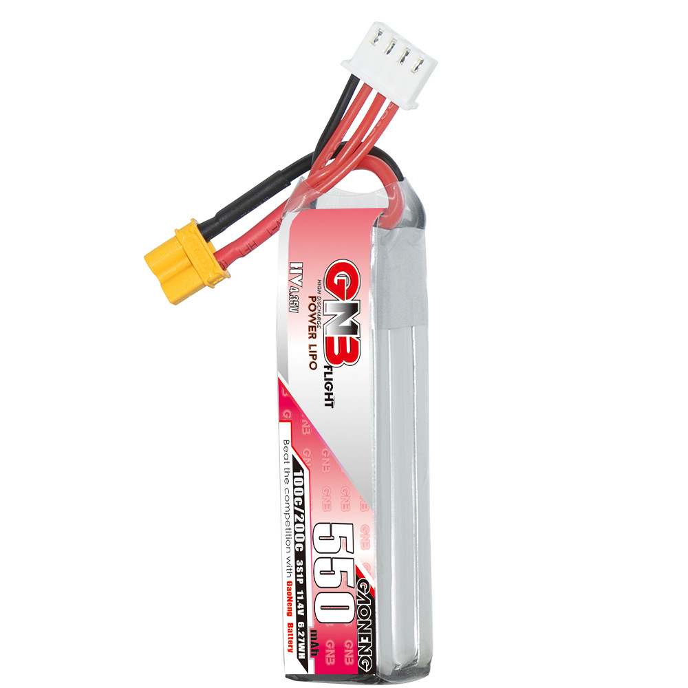 GNB HV 11.4V 550mAh 100C/200C  - đánh giá và giá Fpv Drone Battery