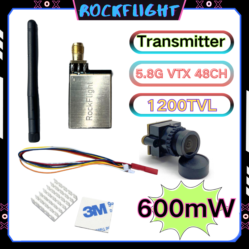 5.8GHz 48CH launcher 600mW Vid - đánh giá và giá Fpv Drone Transmitter