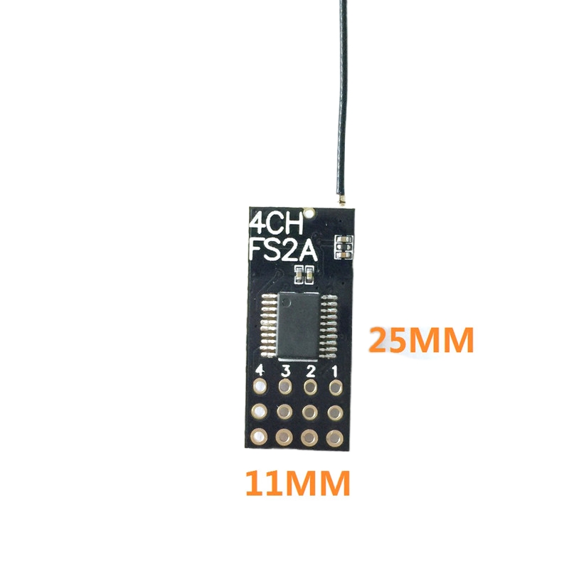Flysky FS2A Mini Receiver 4CH  - đánh giá và giá Fpv Drone Flight Controller