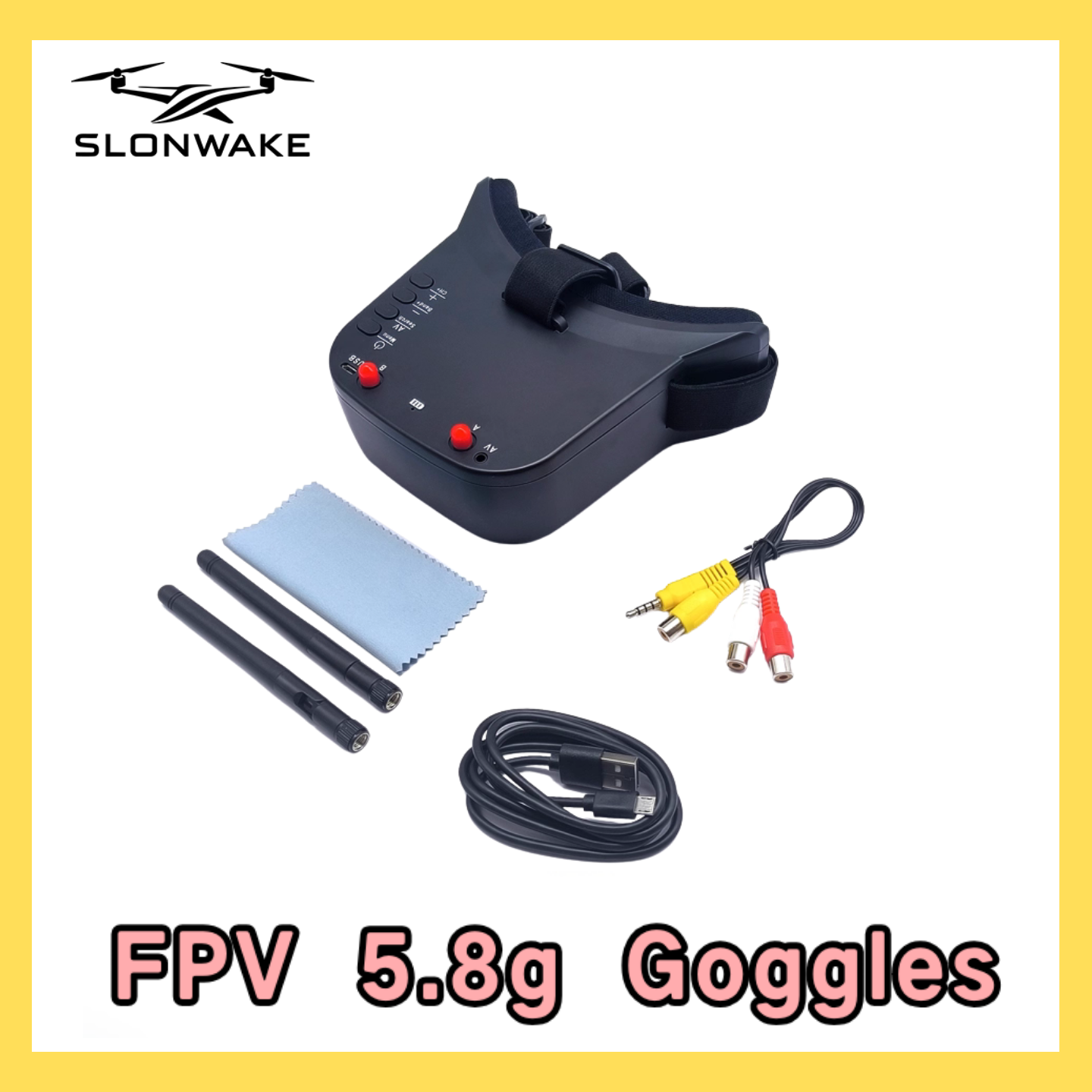 SLONWAKE 5.8G 48CH FPV 400mw V - đánh giá và giá Fpv Drone Transmitter