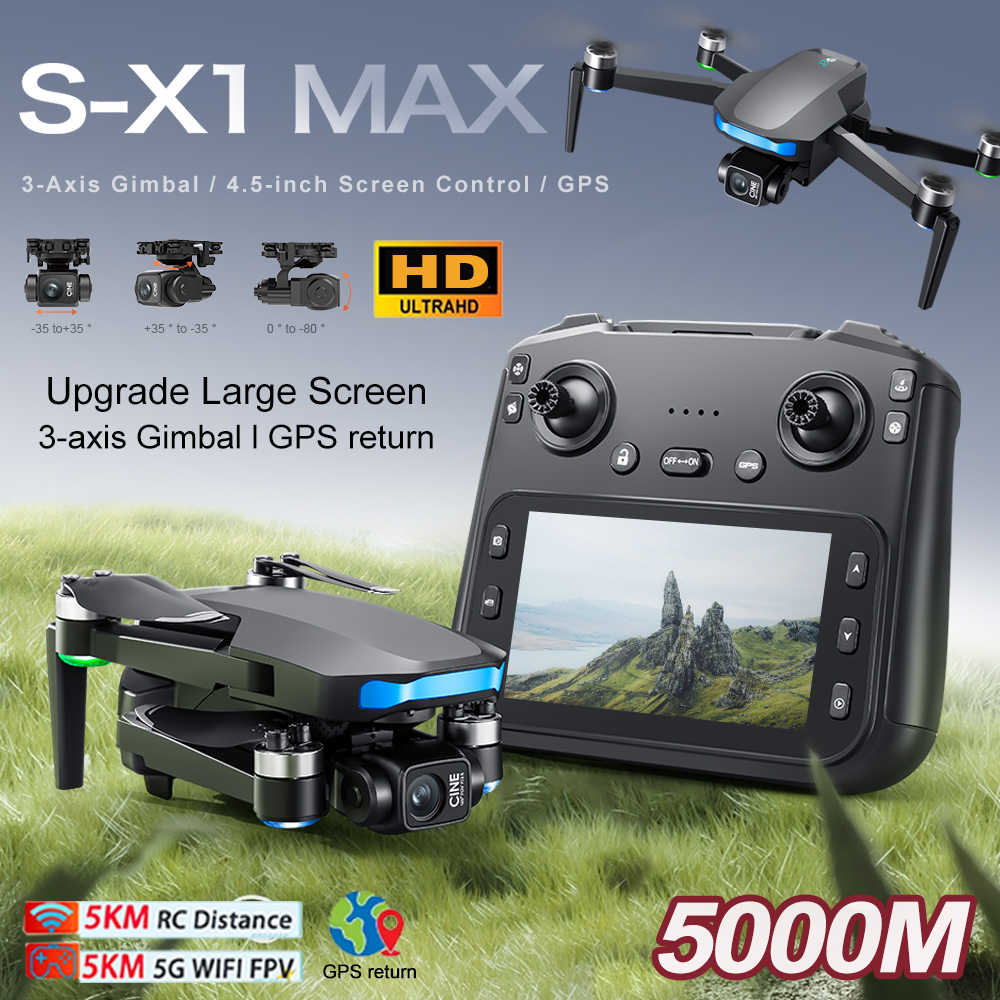 New S-X1 MAX Drone GPS 8K Prof - đánh giá và giá Fpv Drone Charger